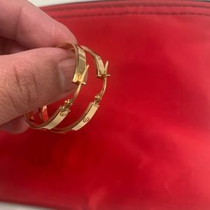 18K Hoop Earrings